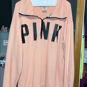 Victoria’s Secret pink quarter zip sweatshirt